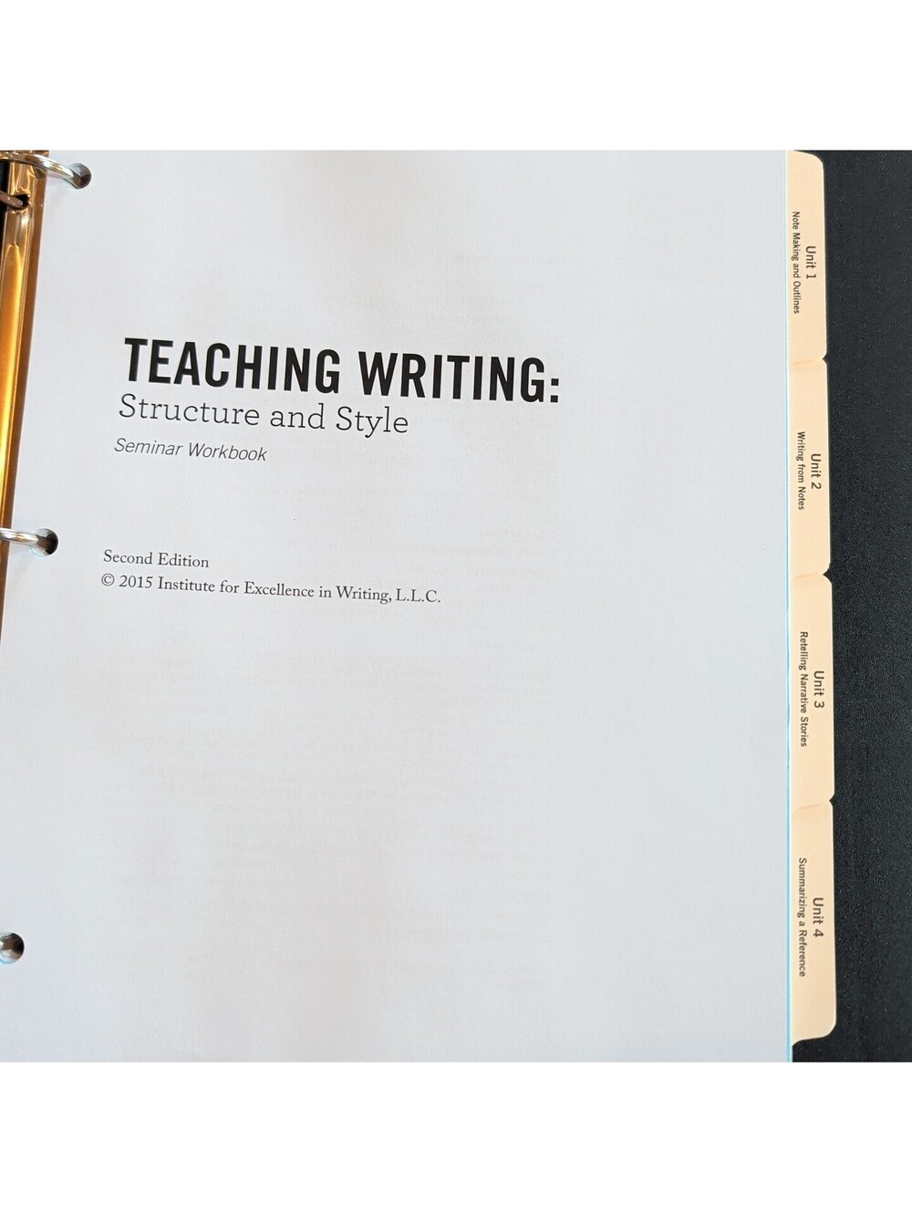 Teaching Writing Structure & Style, Student Resource Notebook, Classical - Picture 3 of 8
